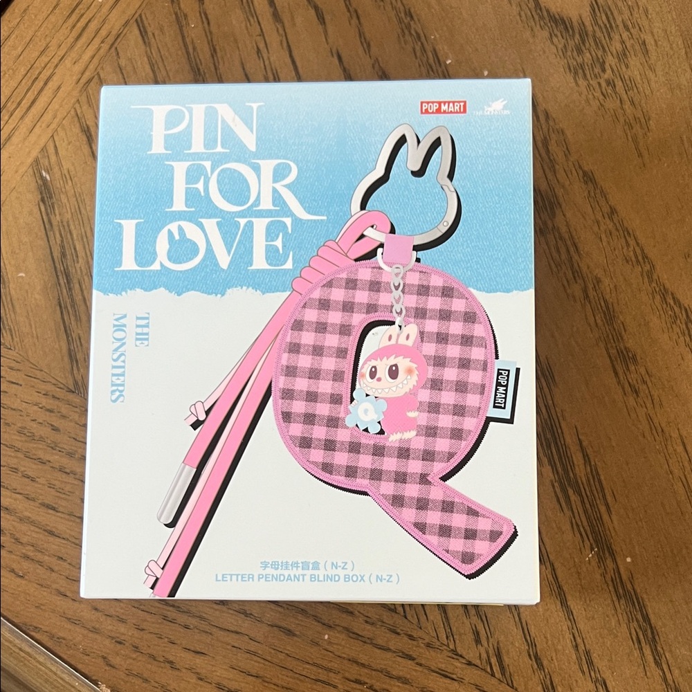 Authentic Pop Mart Pin For Love Letter Pendant Blind Box